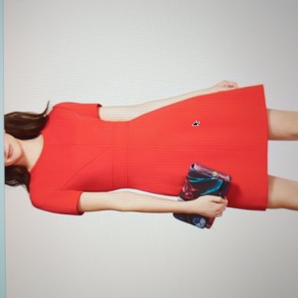 Eliza J A line red dress